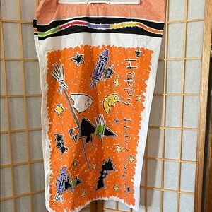 Vintage Crayola Binny & Smith Halloween Themed Orange Skirt